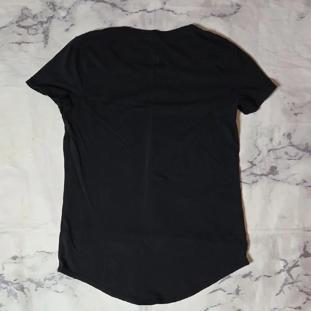 Lululemon Black Scoop Neck Tee